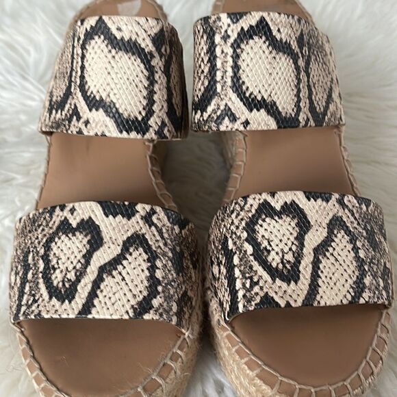 FRANCO SARTO ESPADRILLES SNAKE PRINT SIZE 9 M - Picture 5 of 8